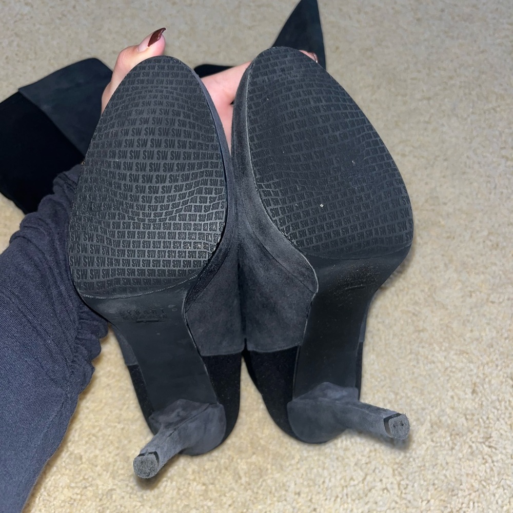 Stuart Weitzman Skyline Platform Heel Knee Boot G… - image 4